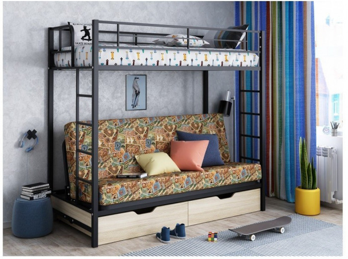 Двухъярусная кровать Мадлен ЯЯ (Слоновая кость)