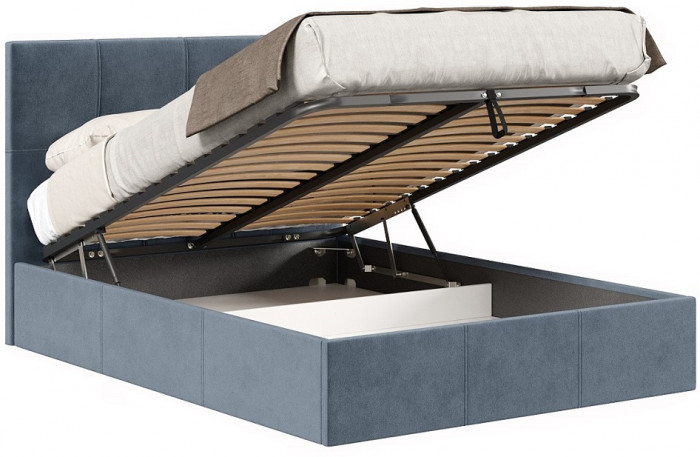 Кровать с подъёмным механизмом 1200 Марсель, темно-серый