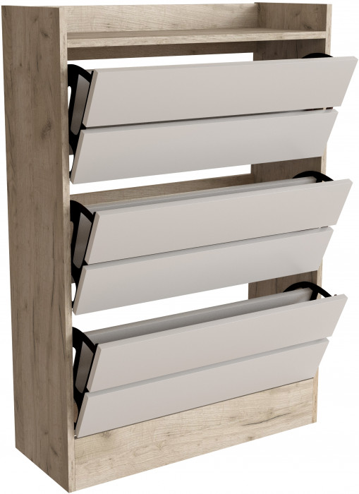 Обувница Ямайка ЯПТ-2, Крафт серый/Кашемир