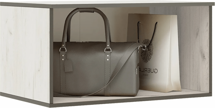 Норд Прихожая, композиция №1, Дуб крафт белый/Дуб крафт белый