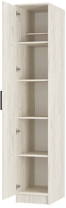 "Фиеста" пенал (400х2216х610) дуб крафт белый