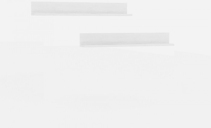 Полка 1000 (1шт) "Монреаль" - Белый текстурный