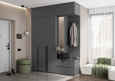 Норд Прихожая, композиция №1, Графит/Графит