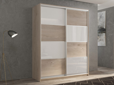 Шкаф-купе Кааппи 14 Кастелло Серый 160х60х230 см