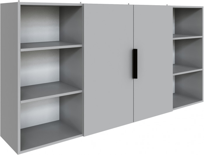 Полка навесная Мадрид ПН-2 (1,5) камень серый