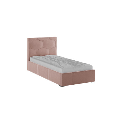 Манука Кровать интерьерная 900 пыльная роза, ортопед