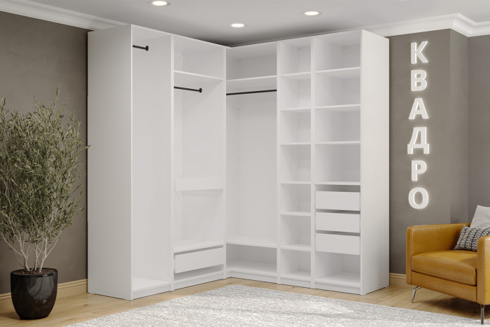 Гардеробная система Квадро. Комплект 7