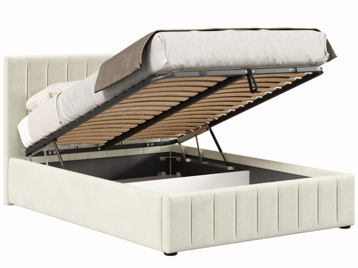 Кровать с подъёмным механизмом 1600 Верона, светло-бежевый