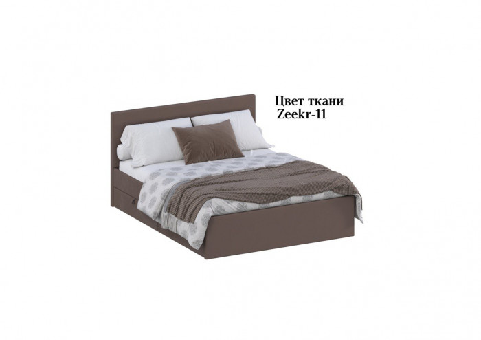 Кровать 160 КР-433-М с настилом из ламелей, Микровелюр Zeekr-11