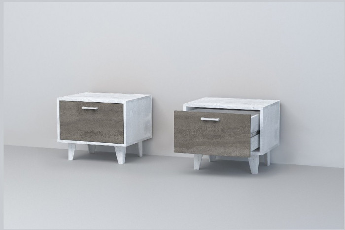 Эго Тумба Т-5 НГ (Глянец Белый/Дуб Крафт Золотой)