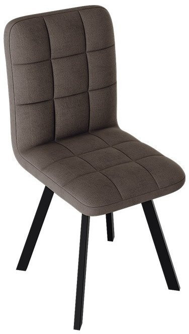 Франк ДП 2-17 Стул (паук) (Черный матовый/Кожзам Бежевый)