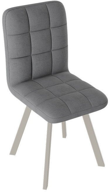 Франк ДП 2-17 Стул (паук) (Черный матовый/Кожзам Бежевый)