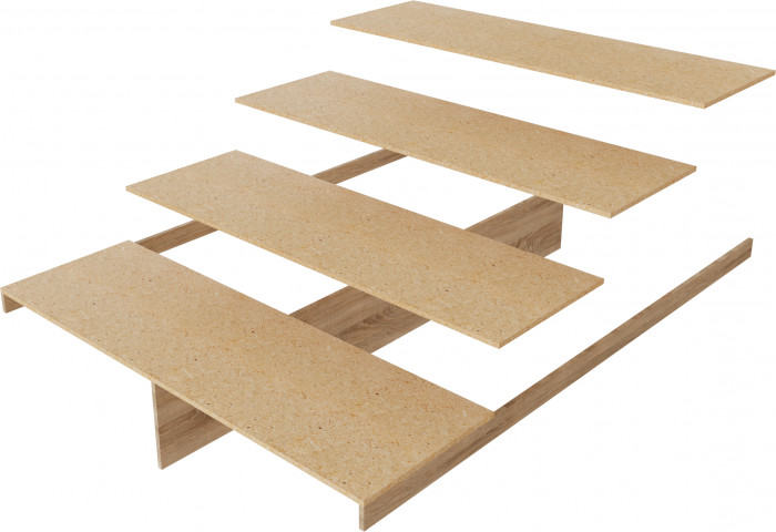 Модульная спальня Ливорно, набор 4, Дуб сонома