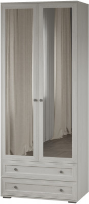 Ричард Шкаф 2-х ств. с зеркалом РШ-24, Ясень анкор светлый