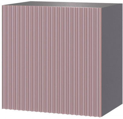 Гостиная Сириния Куб 2 серый графит/МДФ пудра