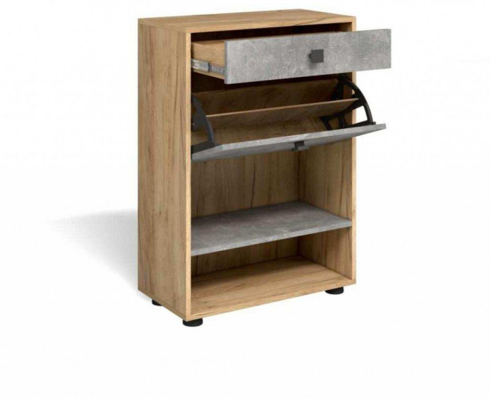 Обувница Мини-Лайт МЛ-7 дуб крафт/ателье