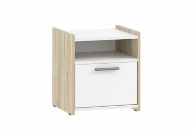 Тумба прикроватная Симпл НМ 013.11 дуб сонома/белый