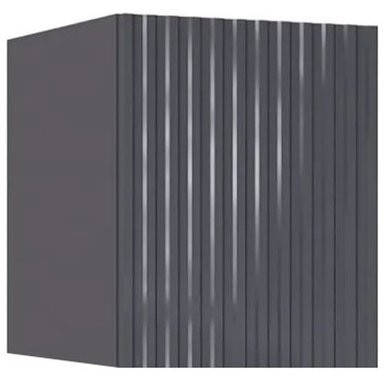 Оливия Шкаф навесной малый (Глиняный серый, Шарли мокко)